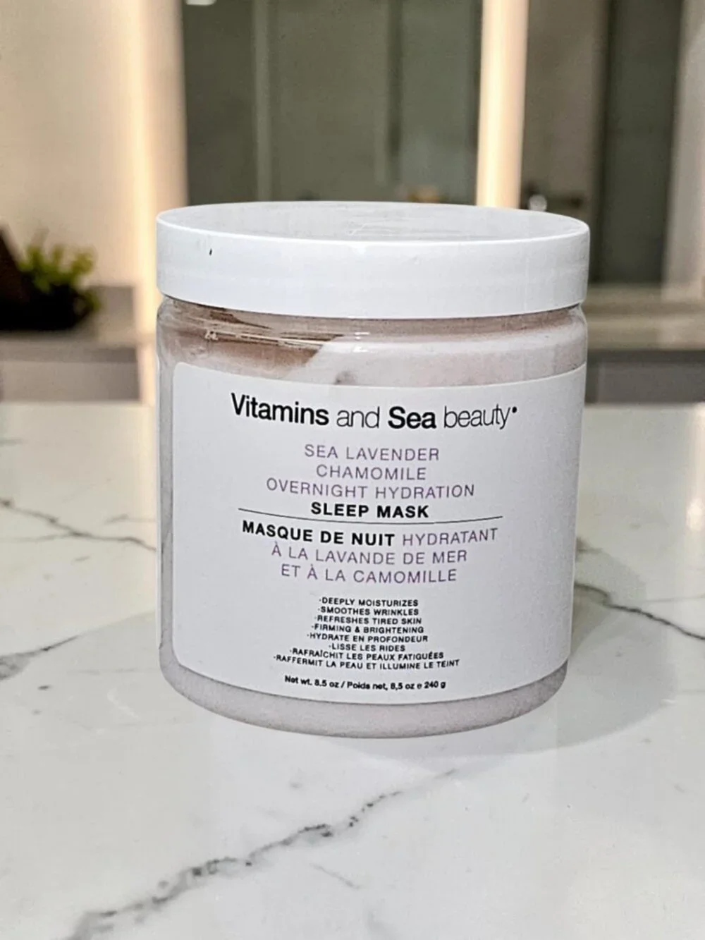 Vitamins and Sea Beauty Sea Lavender Chamomile Overnight Hydration Sleep Mask